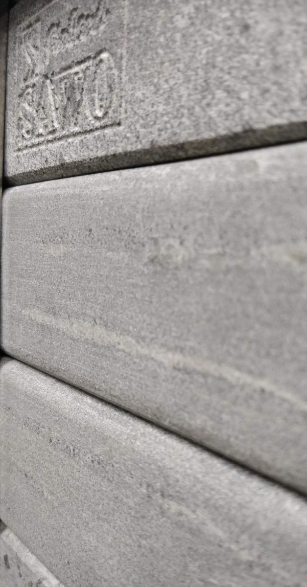 STONE SAWO SAUNA HEATER FINNISH SOAPSTONE CLOSEUP